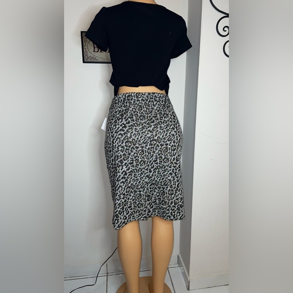 KASPER ANIMAL PRINT SKIRT SIZE M - Picture 6 of 9